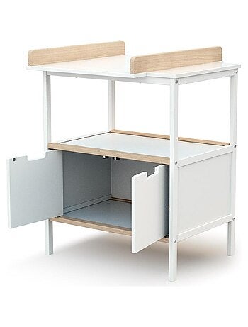 AT4 - Fasciatoio 2 ante NATUR legno - Faggio natural - 68 x 66 x 90,5 cm