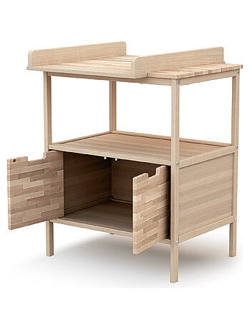 AT4 - Fasciatoio 2 ante NATUR legno - Faggio natural - 68 x 66 x 90,5 cm