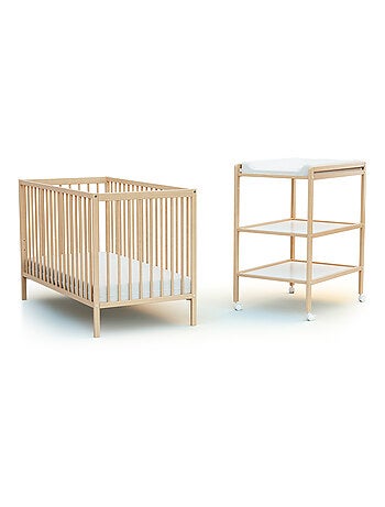 AT4 - Fasciatoio 2 prateleiras LILO legno LILO - Bianco - 54 x 74 x 94 cm