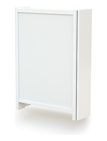 AT4 - Fasciatoio pieghevole a parete/muro EAZY legno - Bianco/Faggio - 78 x 56 x 78 cm