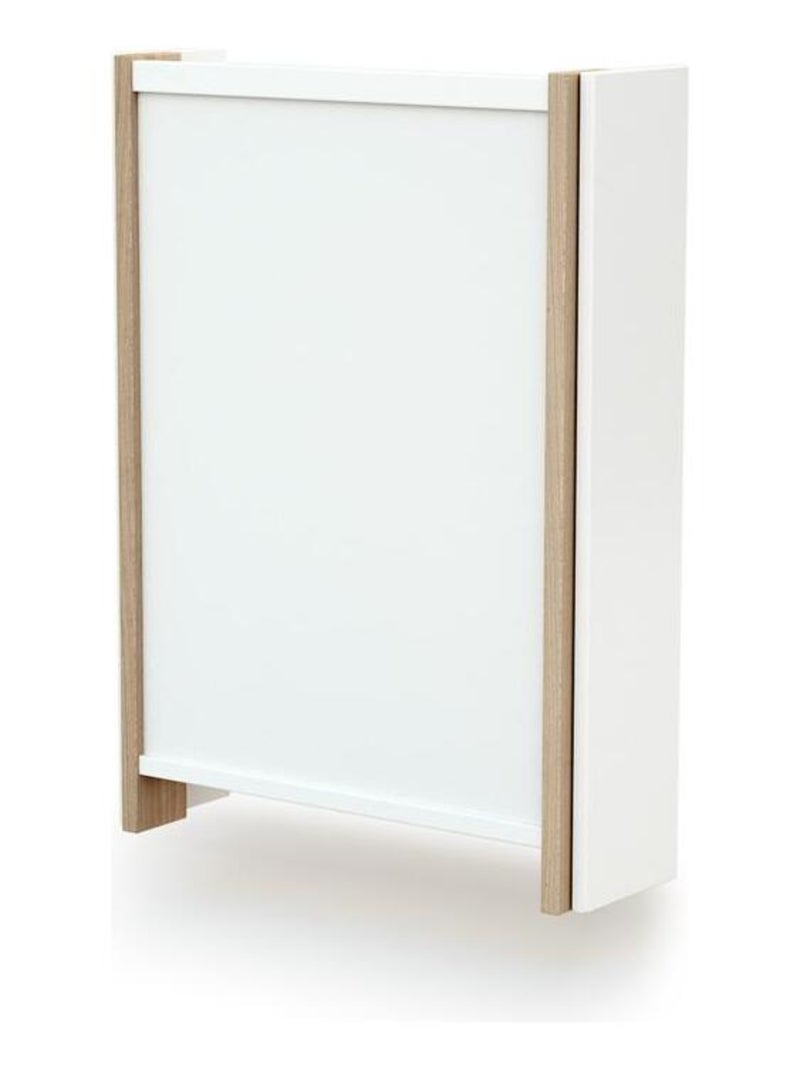 AT4 - Fasciatoio pieghevole a parete/muro EAZY legno - Bianco/Faggio - 78 x 56 x 78 cm Beige/Bianco - Kiabi