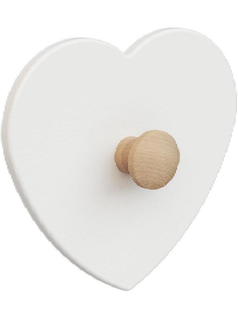 AT4 - Gancio da parete/muro bambini Stella legno - Bianco/Faggio Bianco Beige - Kiabi