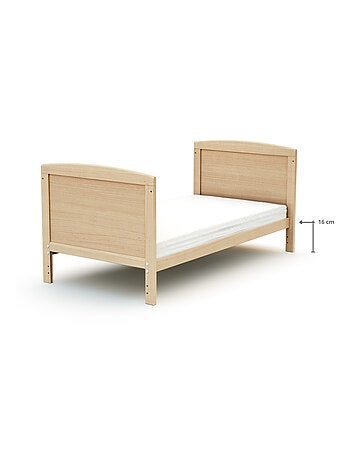 AT4 - Lettino bambini evolutivo LUNA legno - Faggio verni