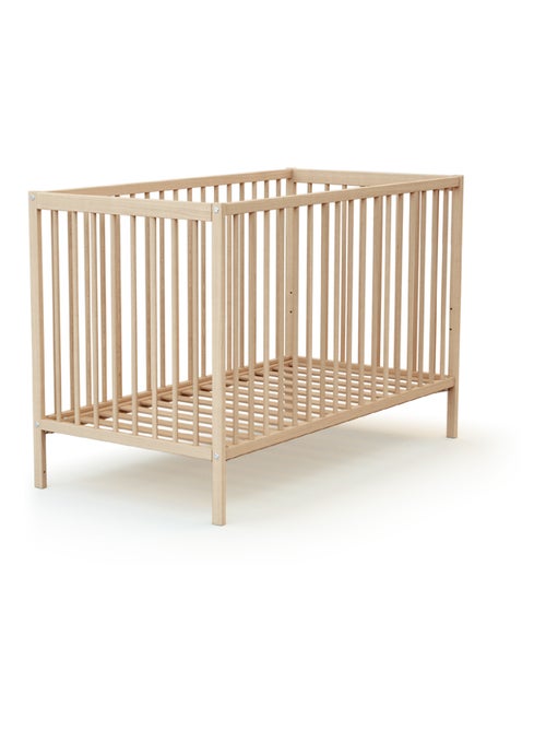 AT4 - Lettino bambini SONA legno - Faggio natural - 60 x 120 - 124 x 64 x 94,5 cm - Kiabi