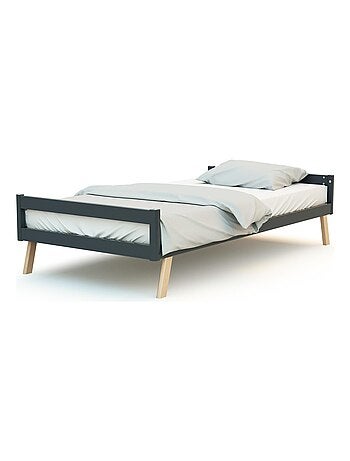 AT4 - Lettino convertibile KASA legno - Bianco- 70 x 140 - 146 x 74.50 x 83 cm