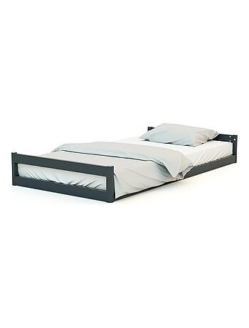 AT4 - Lettino convertibile KASA legno - Bianco- 70 x 140 - 146 x 74.50 x 83 cm
