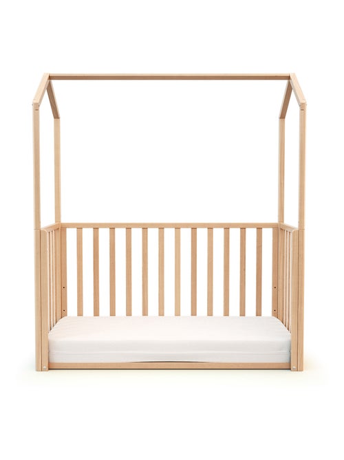 AT4 - Lettino forma di casa trasformabile KASA legno - Faggio verni - Kiabi