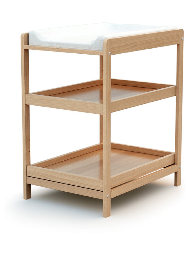 AT4 - Ripiano del fasciatoio LIMA legno - Faggio verni - 72 x 55 x 5,50 cm Beige chiaro - Kiabi