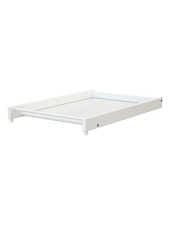 AT4 - Ripiano fasciatoio rimovibile per lettino MONA legno - Bianco - 60x120/70x140 cm