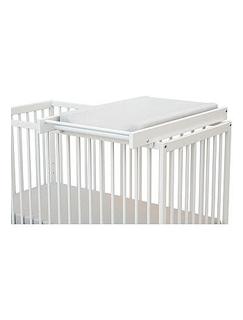 AT4 - Ripiano fasciatoio rimovibile per lettino MONA legno - Bianco - 60x120/70x140 cm