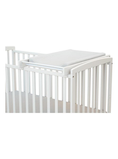 AT4 - Ripiano fasciatoio rimovibile per lettino MONA legno - Bianco - 60x120/70x140 cm - Kiabi