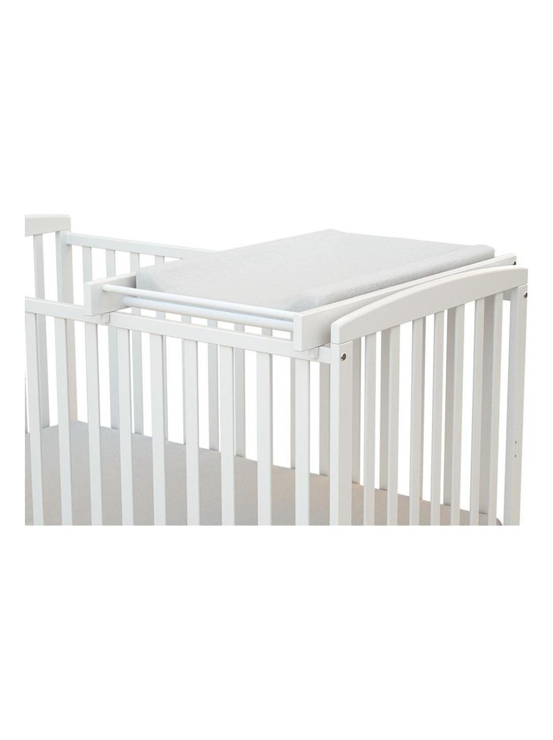 AT4 - Ripiano fasciatoio rimovibile per lettino MONA legno - Bianco - 60x120/70x140 cm Bianco - Kiabi