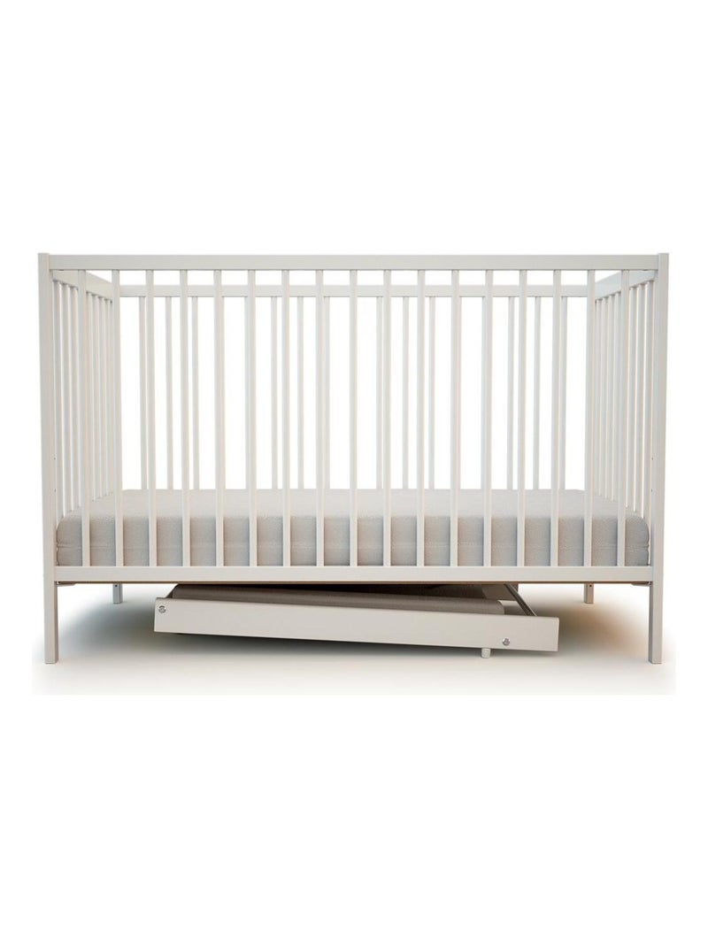 AT4 - Ripiano fasciatoio rimovibile per lettino MONA legno - Bianco - 60x120/70x140 cm Bianco - Kiabi