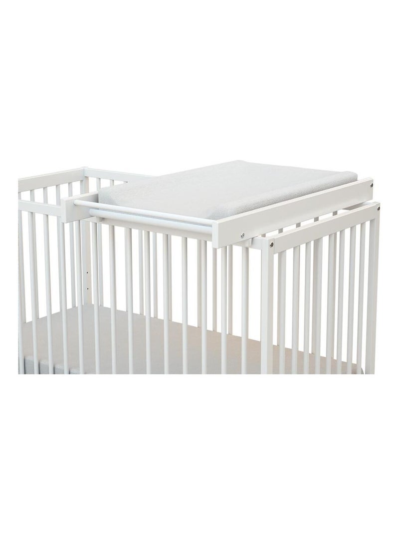 AT4 - Ripiano fasciatoio rimovibile per lettino MONA legno - Bianco - 60x120/70x140 cm Bianco - Kiabi
