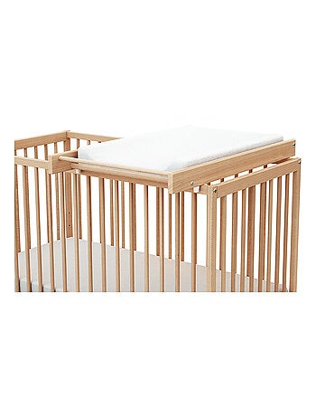 AT4 - Ripiano fasciatoio rimovibile per lettino MONA legno - Bianco - 60x120/70x140 cm