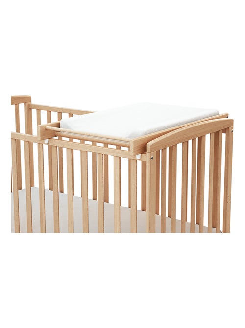 AT4 - Ripiano fasciatoio rimovibile per lettino MONA legno - Faggio verni - 60x120/70x140 cm - Kiabi