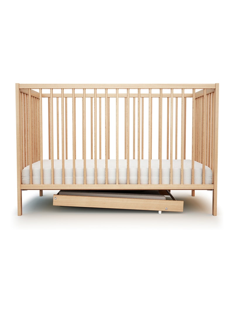 AT4 - Ripiano fasciatoio rimovibile per lettino MONA legno - Faggio verni - 60x120/70x140 cm Beige chiaro - Kiabi