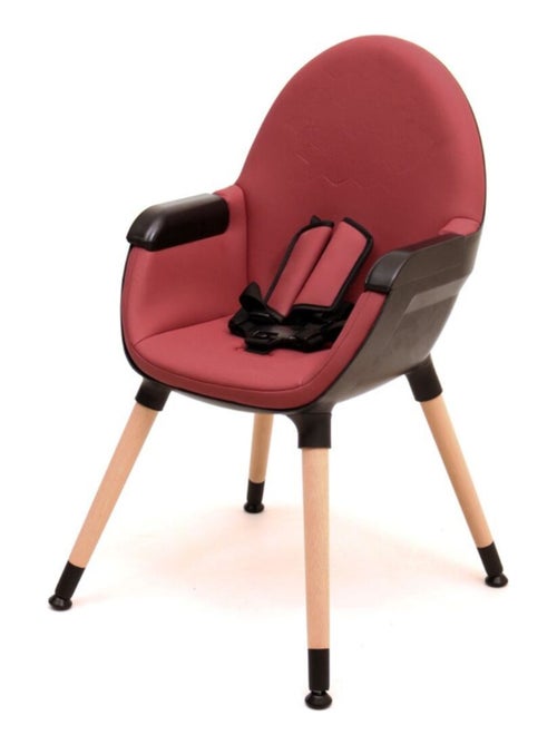 AT4 - Seggiolone pappa evolutivo CONFORT - Bordeaux/Nero - 64,50 x 60 x 109 cm - Kiabi