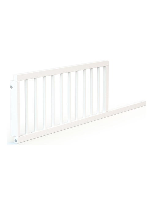 AT4 - Sponda lettino bambini ESSENTIEL legno - Bianco - 119,6 x 4 x 32 cm - Kiabi
