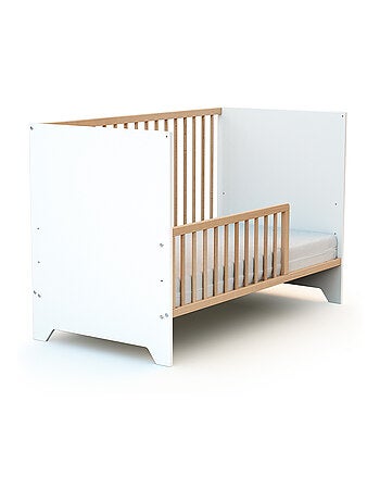 AT4 - Sponda lettino bambini ESSENTIEL legno - Bianco - 119,6 x 4 x 32 cm