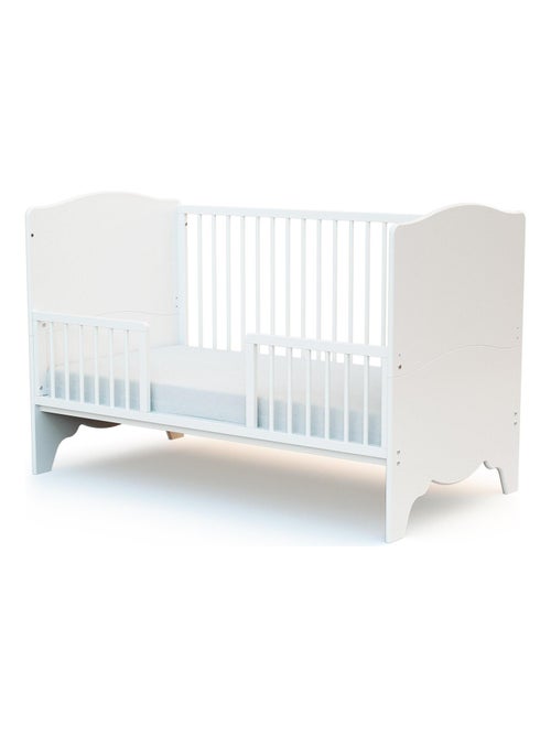 AT4 - Sponda lettino bambini SEREN legno - Bianco- 140 x 4 x 32 cm - Kiabi