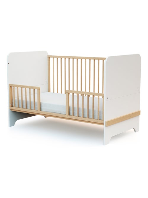AT4 - Sponda lettino bambini SEREN legno - Faggio verni- 140 x 4 x 32 cm - Kiabi