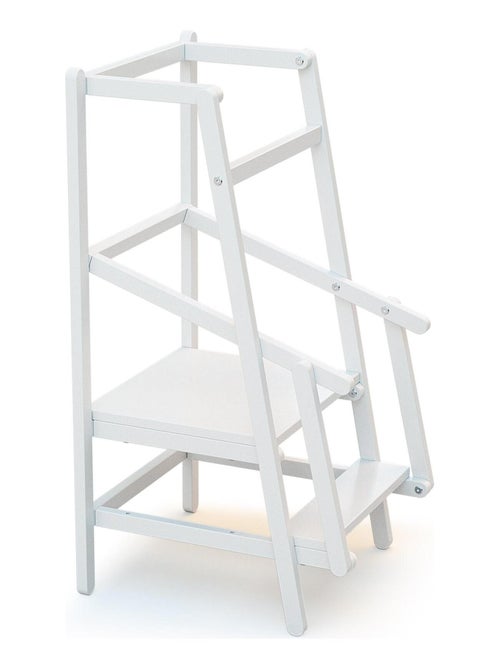 AT4 - Torre di osservazione bambini ESSENTIEL legno - Bianco - 44 x 48,5 x 90 cm - Kiabi