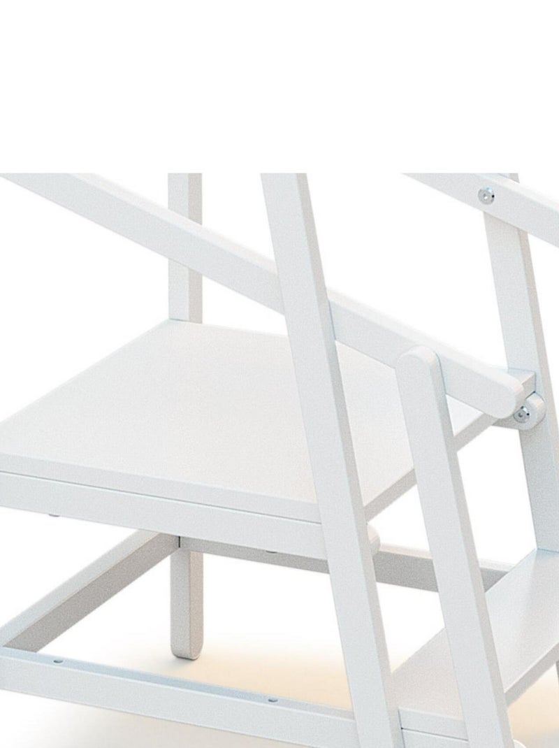 AT4 - Torre di osservazione bambini ESSENTIEL legno - Bianco - 44 x 48,5 x 90 cm Bianco - Kiabi