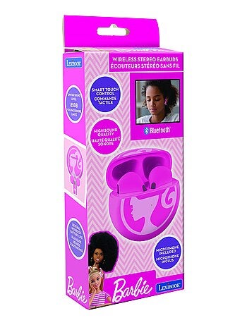 Auricolari Bluetooth Barbie con custodia per la ricarica