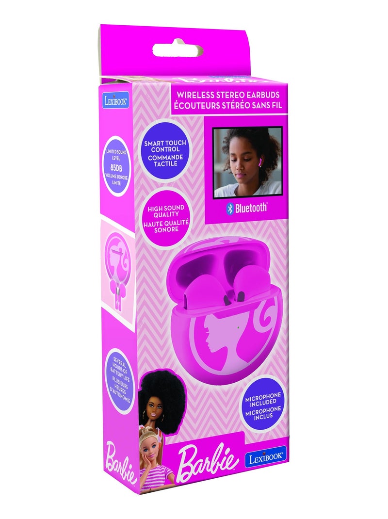 Auricolari Bluetooth Barbie con custodia per la ricarica Rosa - Kiabi