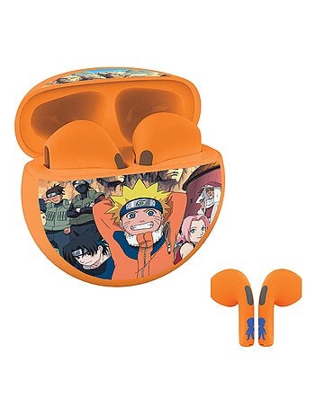 Auricolari Bluetooth Naruto con custodia per la ricarica