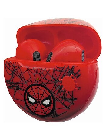 Auricolari Bluetooth SpiderMan con custodia per la ricarica