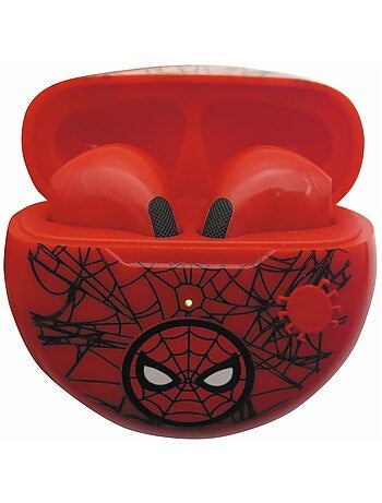 Auricolari Bluetooth SpiderMan con custodia per la ricarica