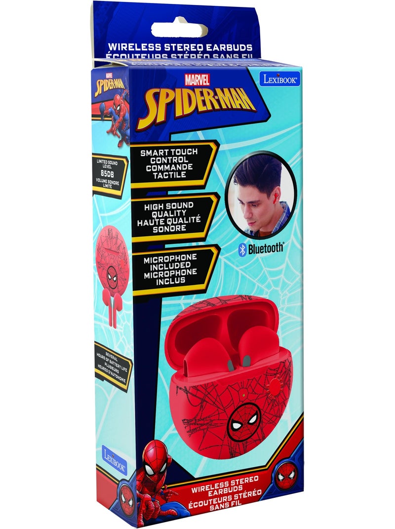 Auricolari Bluetooth SpiderMan con custodia per la ricarica Rosso - Kiabi