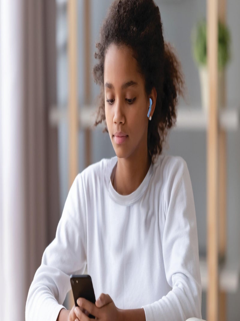 Auricolari Bluetooth Stitch con custodia per la ricarica Viola - Kiabi