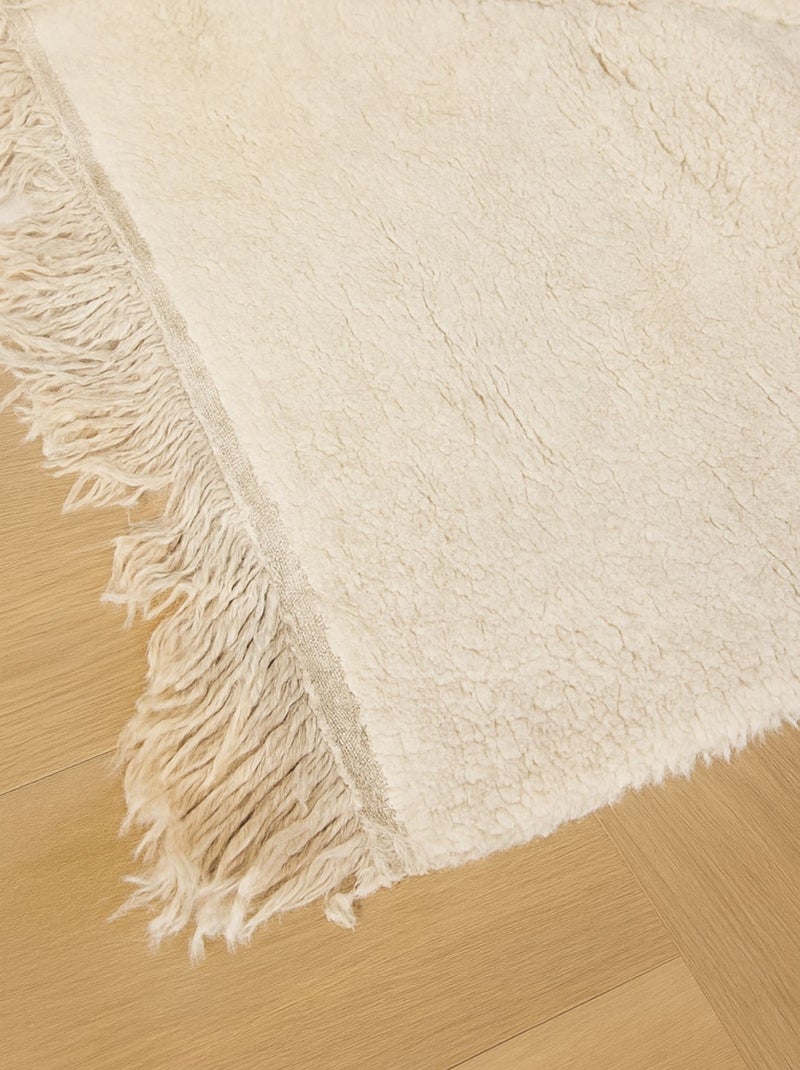 Autentico tappeto di diamanti Beni Ouarain Bianco sporco - Kiabi