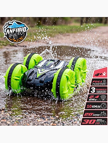 Auto anfibia telecomandata 20x20x10 cm speed&go