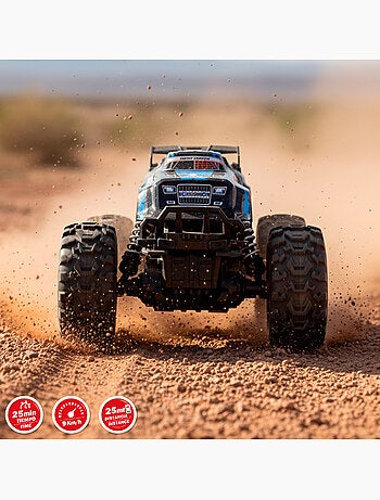 Auto fuoristrada telecomandata con ruote grandi ad alta aderenza 1:16 speed & go