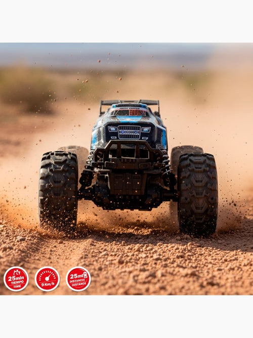 Auto fuoristrada telecomandata con ruote grandi ad alta aderenza 1:16 speed & go - Kiabi