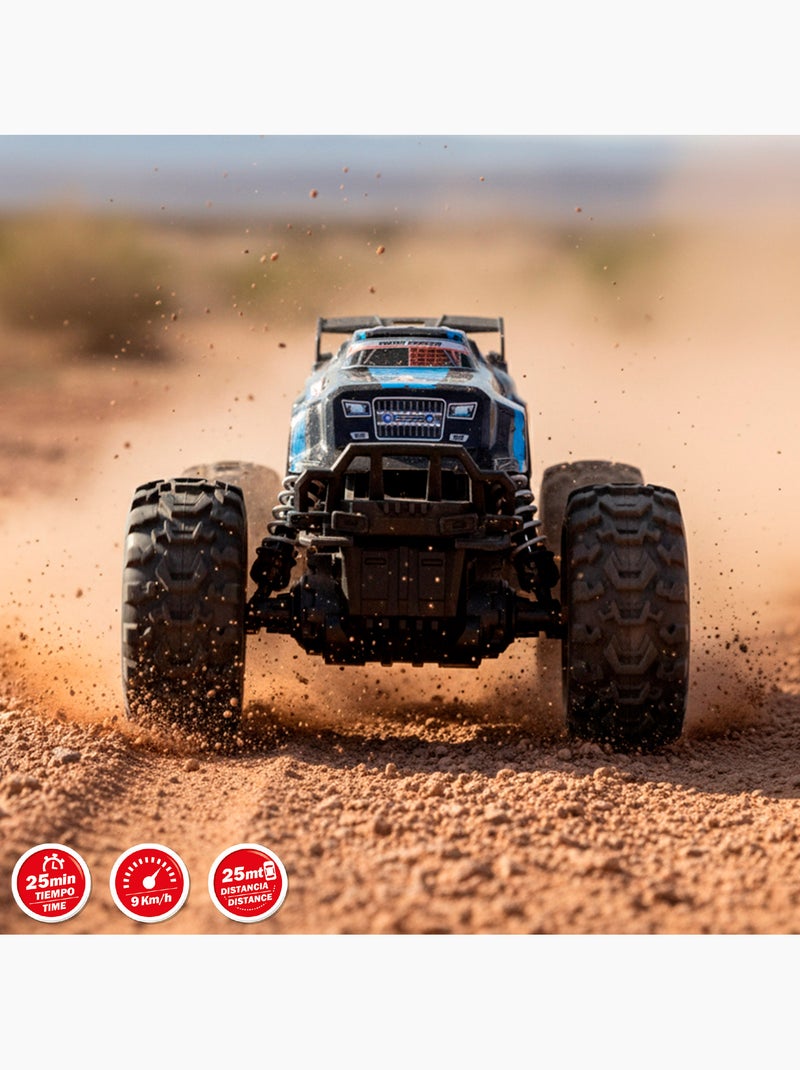 Auto fuoristrada telecomandata con ruote grandi ad alta aderenza 1:16 speed & go N/D - Kiabi