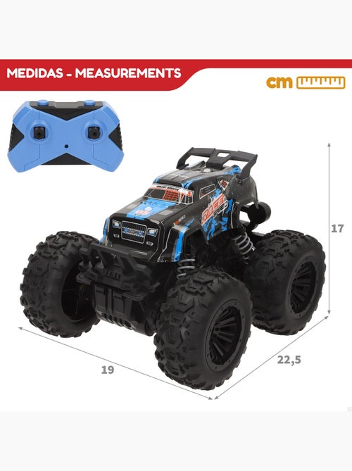 Auto fuoristrada telecomandata con ruote grandi ad alta aderenza 1:16 speed & go - Kiabi