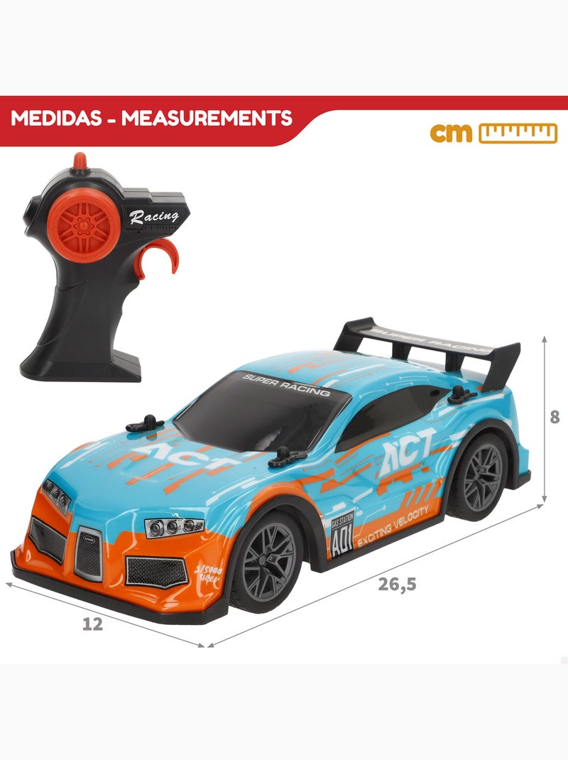 Auto radiocomandata con luci e suoni 1:16 speed & go N/D - Kiabi