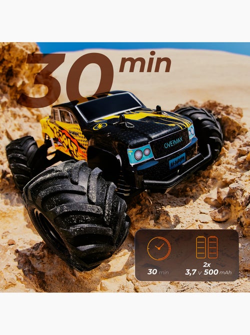 Auto radiocomandata OVERMAX X-Jolt - Fuoristrada - 20 km/h - 30 min - Scala 1:20 - Kiabi Auto radiocomandata OVERMAX X-Jolt - Fuoristrada - 20 km/h - 30 min - Scala 1:20 - Kiabi