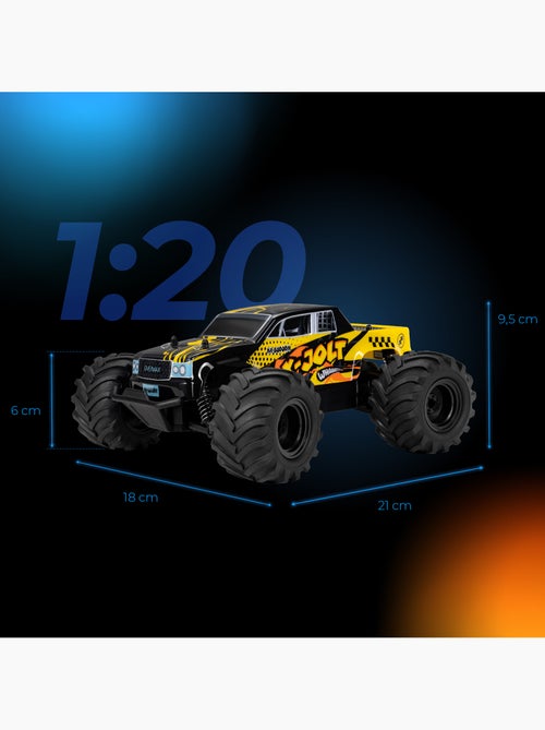 Auto radiocomandata OVERMAX X-Jolt - Fuoristrada - 20 km/h - 30 min - Scala 1:20 - Kiabi Auto radiocomandata OVERMAX X-Jolt - Fuoristrada - 20 km/h - 30 min - Scala 1:20 - Kiabi