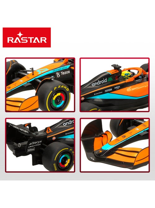 Auto radiocomandata rastar f1 2022 mclaren mcl36 1:12 - Kiabi Auto radiocomandata rastar f1 2022 mclaren mcl36 1:12 - Kiabi