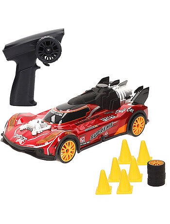Auto radiocomandata xtreme drift con accessori, scala 1:18 speed & go