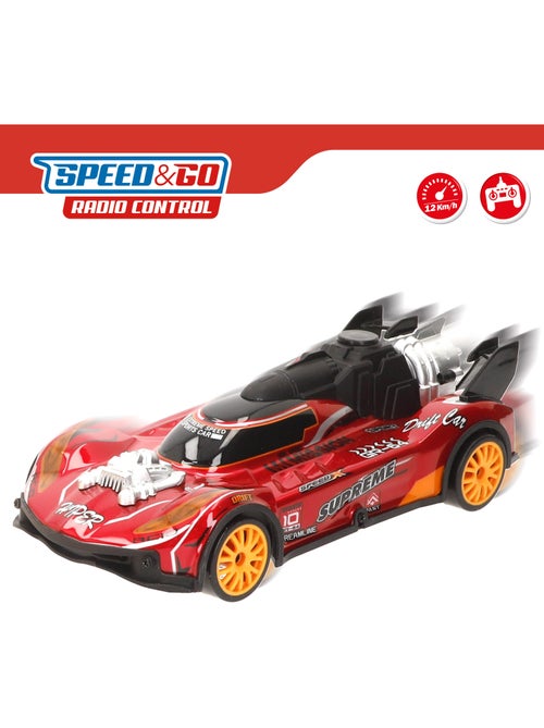 Auto radiocomandata xtreme drift con accessori, scala 1:18 speed & go - Kiabi Auto radiocomandata xtreme drift con accessori, scala 1:18 speed & go - Kiabi