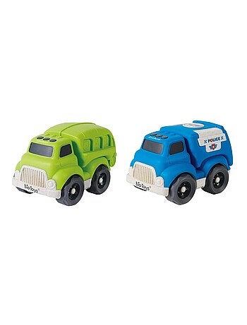 Auto scorrevoli Pacchetto di veicoli da trasporto 18*11*13cm (2 pezzi)