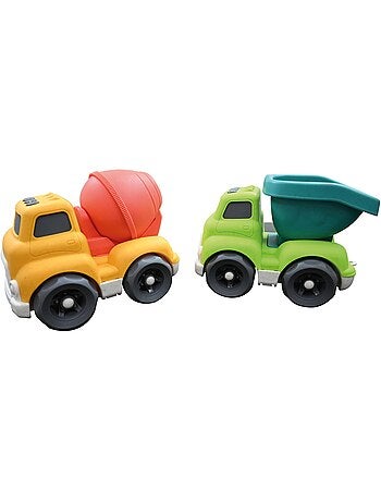 Auto scorrevoli Pacchetto di veicoli per attrezzature pesanti 18*11*13cm (2 pezzi)