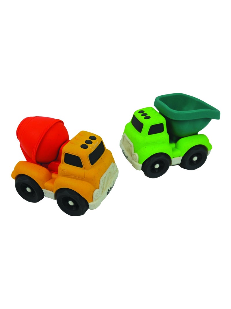 Auto scorrevoli Pacchetto di veicoli per attrezzature pesanti 18*11*13cm (2 pezzi) Multicolore - Kiabi